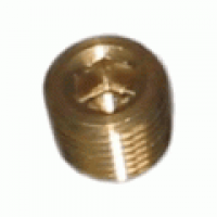 Brass Plug Fitting: 3/8"